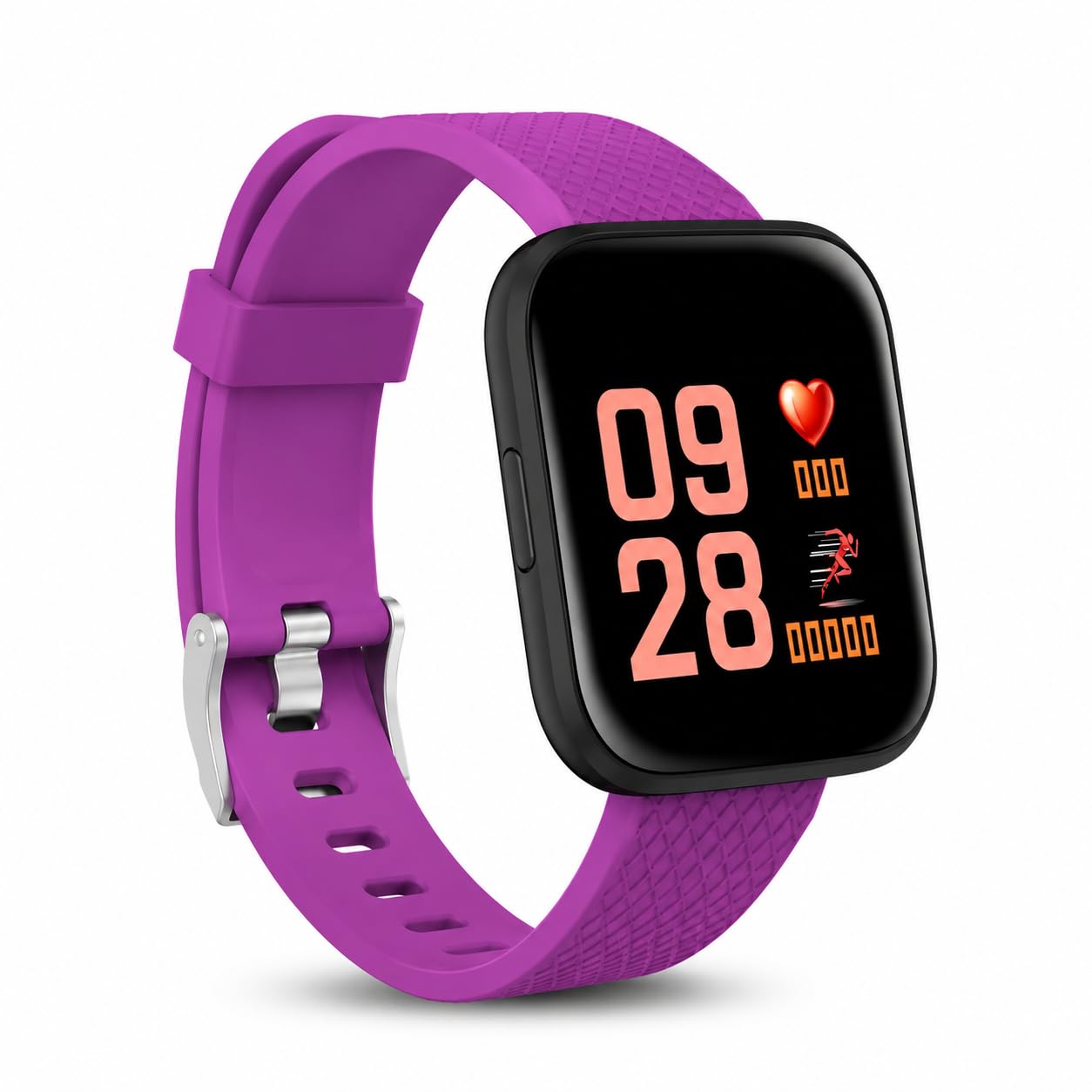 Drumstone { 2026 Brings 5 Years Warranty ) Smart Fitness Tracker Watch for Men & Women | Rechargeable Heart Rate Activity Monitor with Step Counter, Sleep Tracking & Silicone Strap-image-15