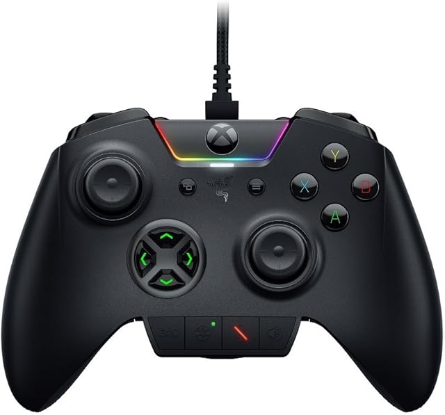 Razer Wolverine Ultimate - Wired Gaming Controller for Xbox One + Xbox Series X / S + PC with Chroma RGB (Exchangeable Sticks and D-pad) Black