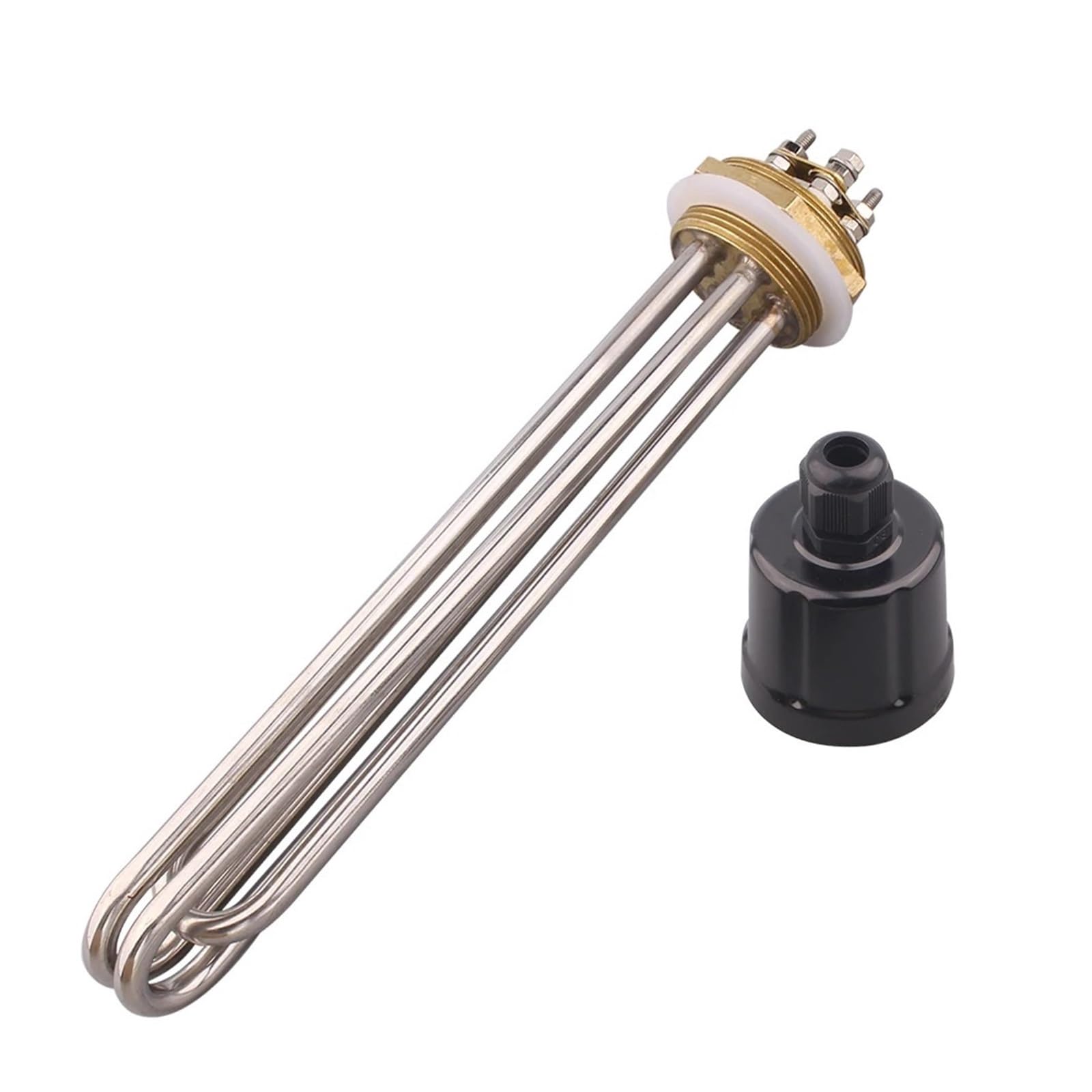 Resistenza riscaldante elettrica 220V/380V DN32/DN40 SUS304(DN32,220V,12KW 340mm)