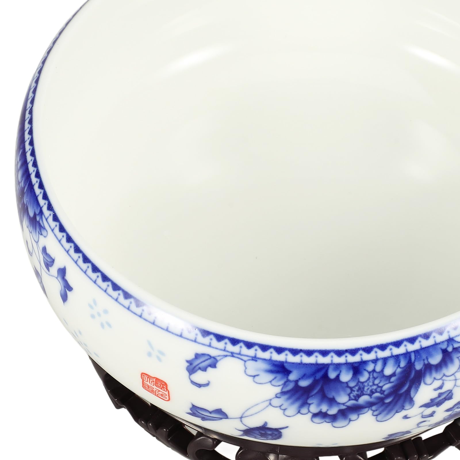 Jardinière en Céramique Grand Bac Profond d'eau pour Plantes Hydroponiques Pot Décoratif Simple et Lumineux pour Salon et Jardin
