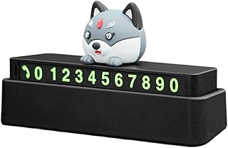 número telefone do carro | Número telefone temporário luminoso para painel carro | Número telefone Cartão Placa Número telefone Estacionamento Parada carro Acessórios Aitong