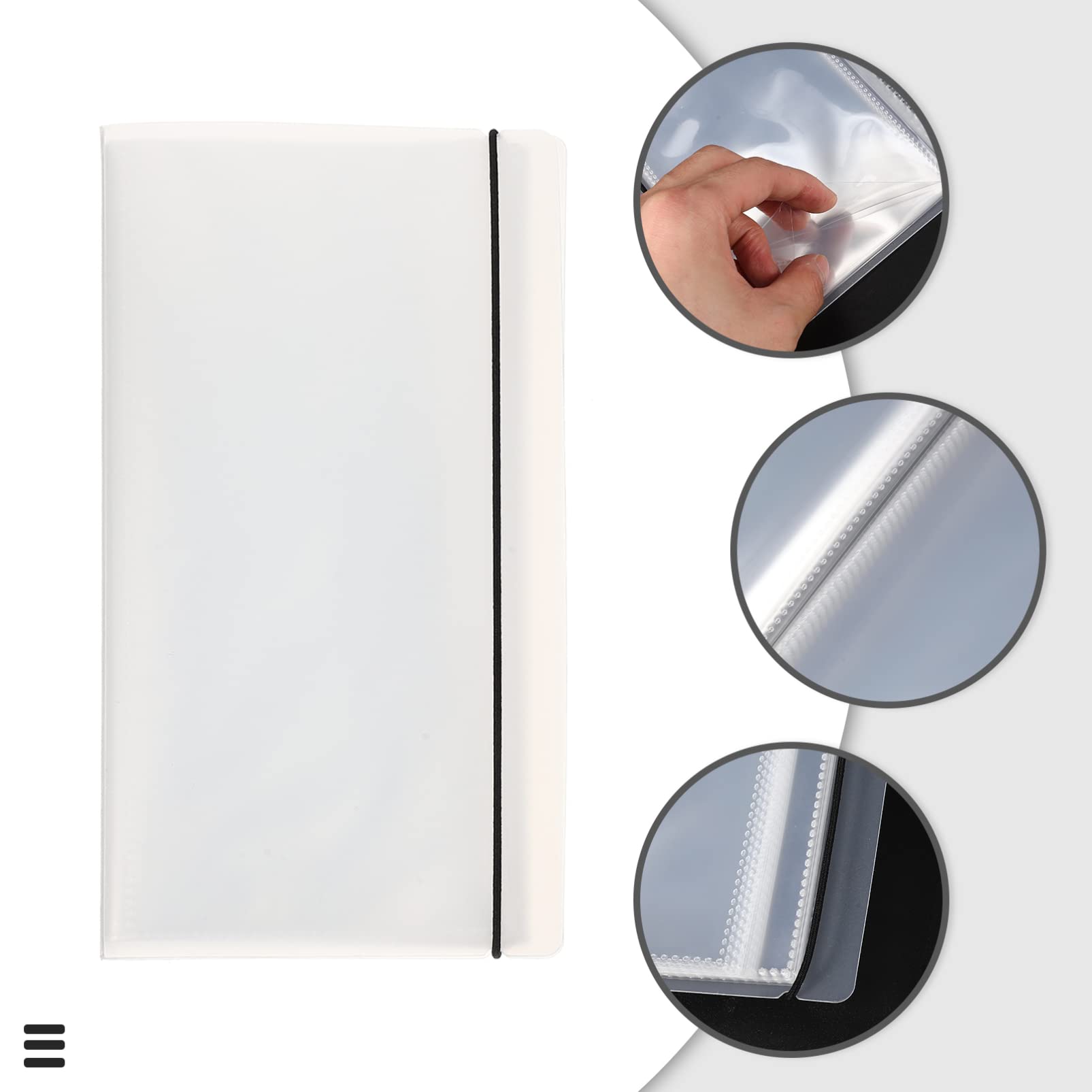 Zerodeko Ticket-Stub Diary Ticket Book Loose Leaf Ticket Organiser Ticket Memory Book Scrapbook Photo Album for Storing Air Movie Concert Tickets A - Image 4