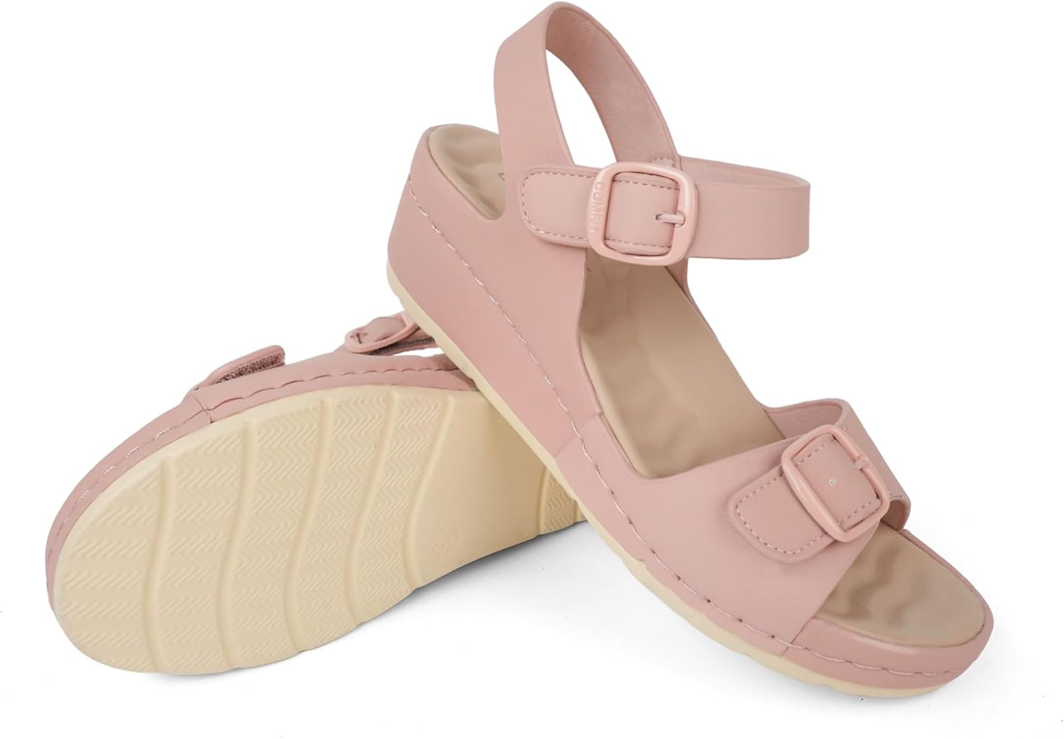 ORTOREX Women Arch Support Wedge Sandals Comfortable Waking Sandals - Image 7