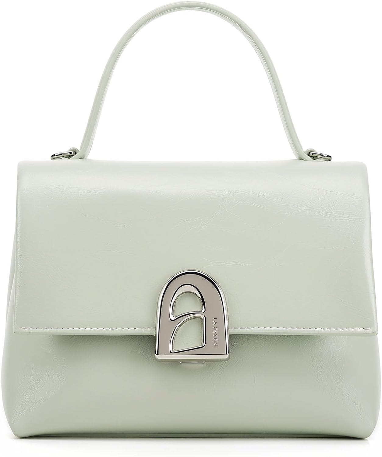 LA FESTIN Genuine Leather Handbag for Women, Mini Crossbody Purse & Top Handle Bag