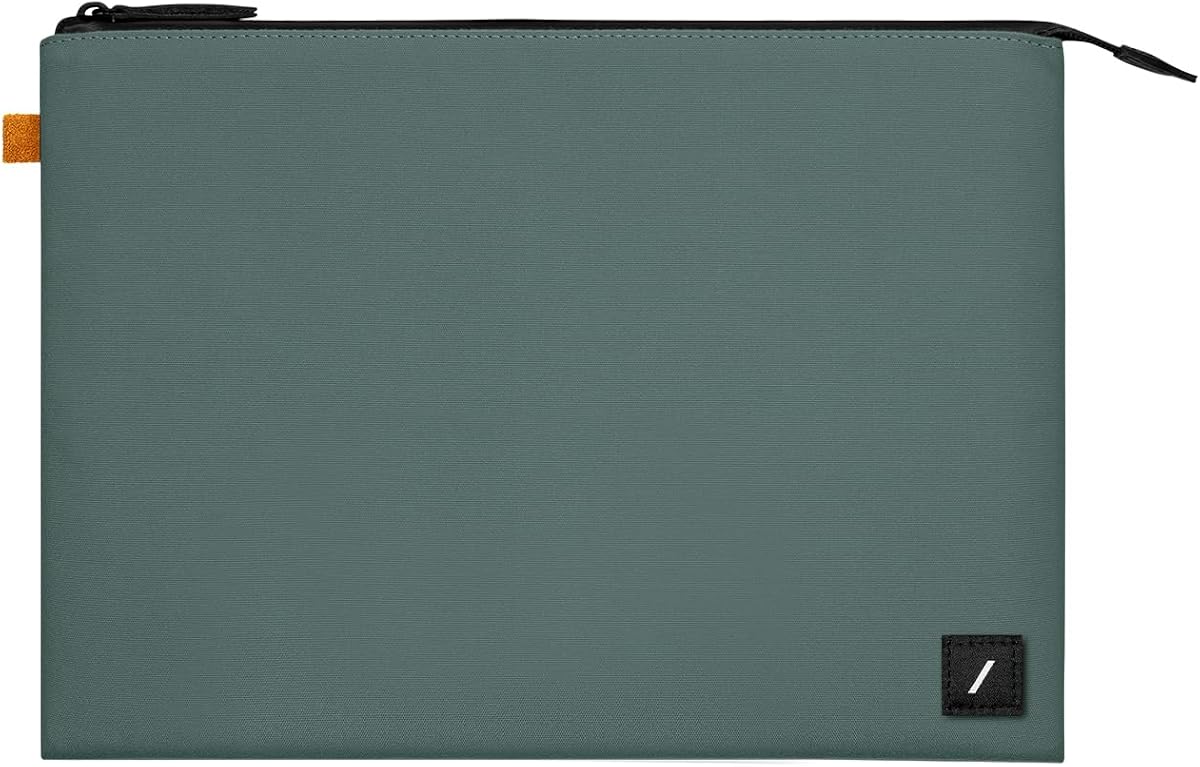 W.F.A MacBook Sleeve 16" – Minimalist Slim Sleeve Made of Recycled Materials with 360-Degree Protection – Compatible with MacBook Pro 16” & MacBook Air 15” M3 (2023) – Slate Green