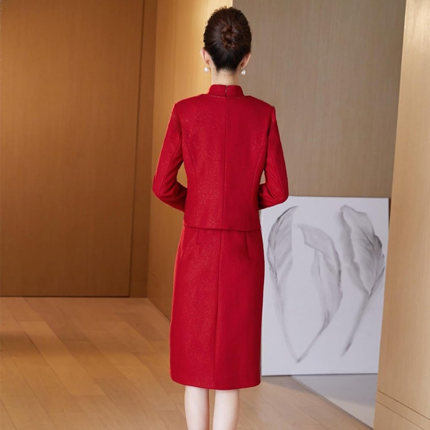 Aoleaky Women's 2 Piece Outfits for Wedding Guest Autumn Collection