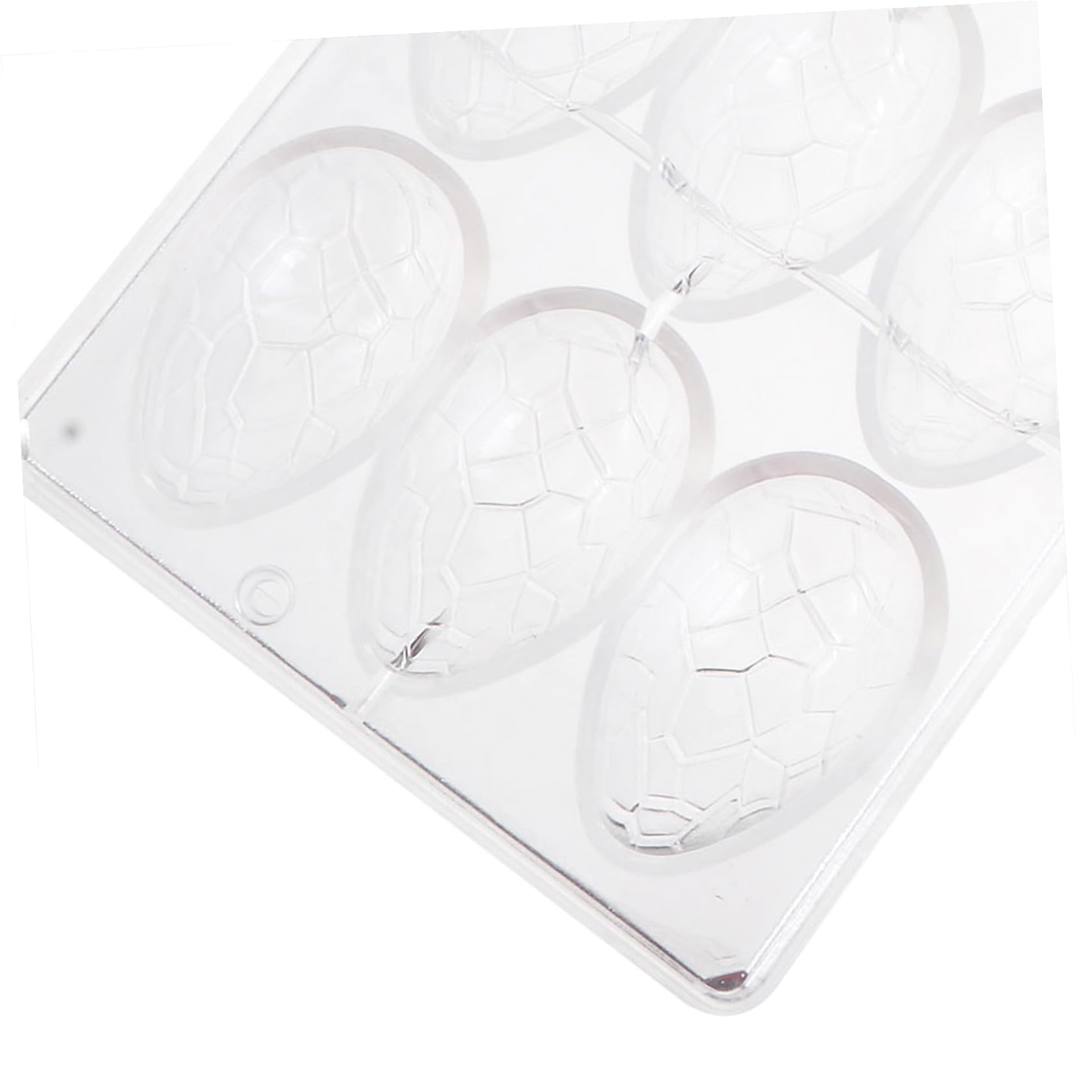 MAGICLULU Moule Oeuf 3 Pièces Moule Cube Œuf Bonbons En Fabricant De Gommeux Easter Outil De Bricolage Transparent