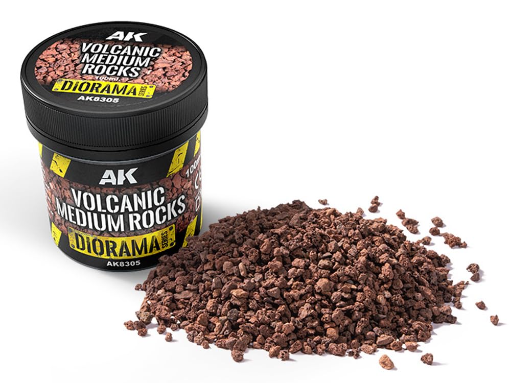 Ak Interactive Ak Diorama Ak8305 Volcanic Medium Rocks (100Ml)