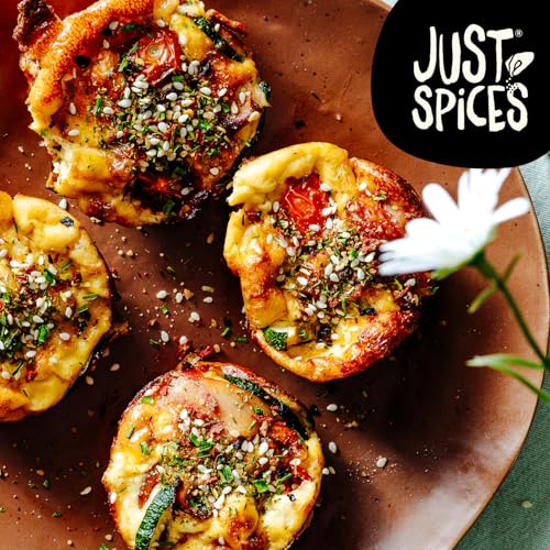 Just Spices Ei Topping I Streue Geschmack auf alle Ei-Speisen vom gekochten Ei bis Spiegelei I Gewürzdose, 55 g