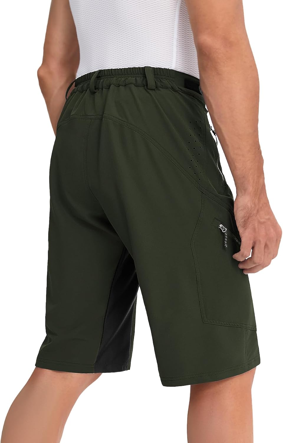 Mens Mountain Bike Shorts Loose Fit DH Cycling Shorts Water-Repellent