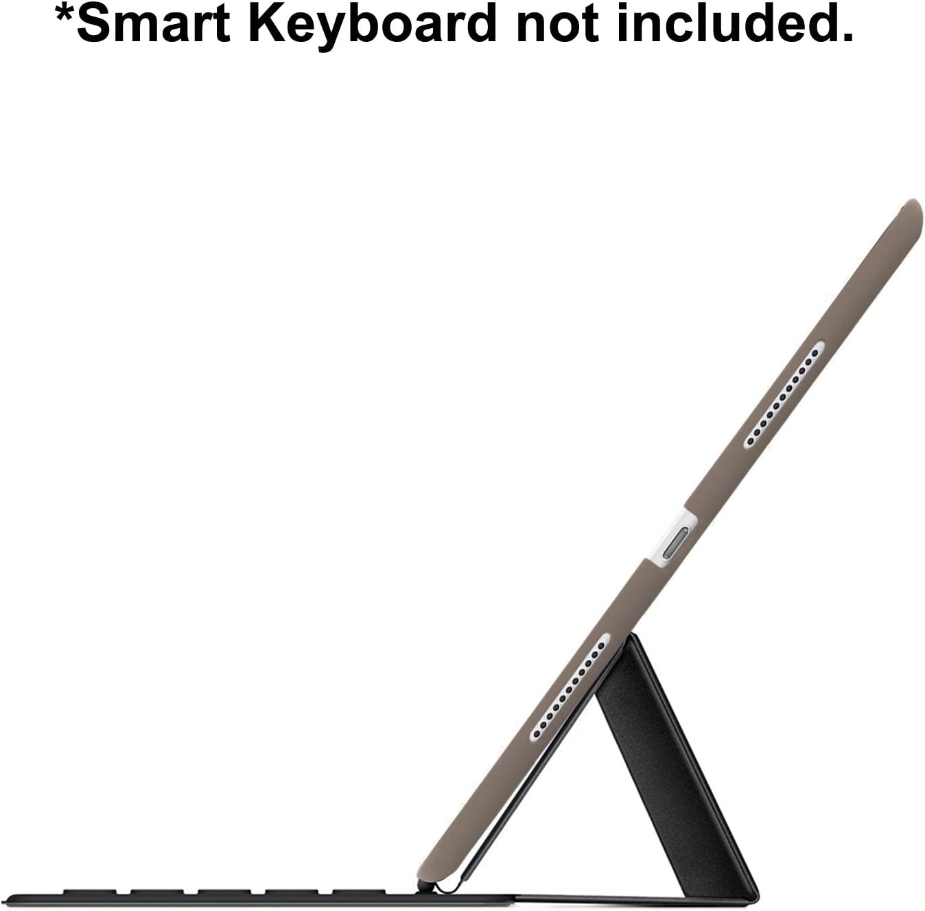 iPad Pro 9.7 Inch Cocoa Back Case - Companion Cover - Perfect match for smart keyboard.