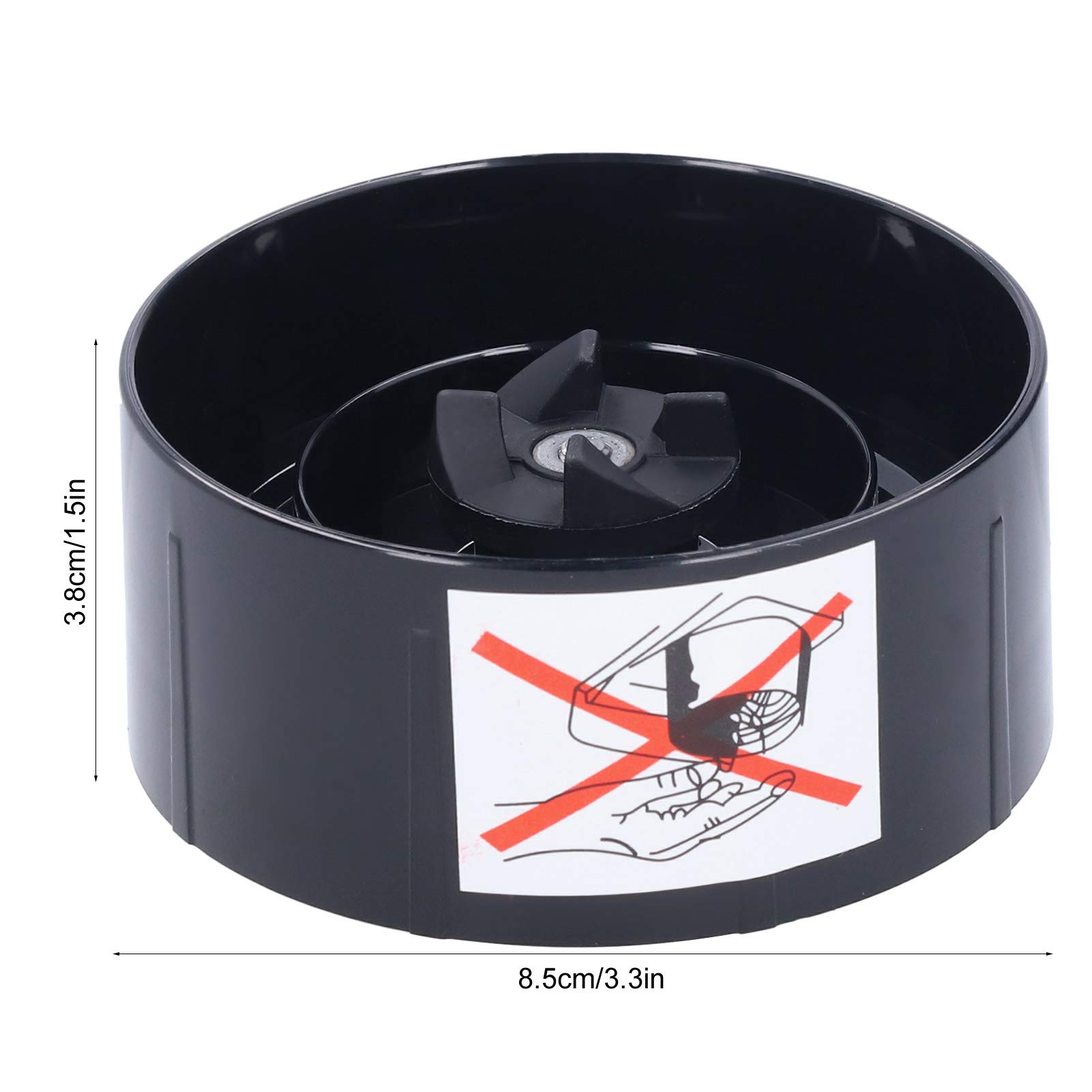Magic Bullet Frullatore, Lama Frullatore, Lame Trasversali in Acciaio Inox, Pezzi di Ricambio Lama a Croce con Guarnizioni, Sicura per la Lavastoviglie, per Frullatore Magic Bullet 1001, 8,5x3,8cm
