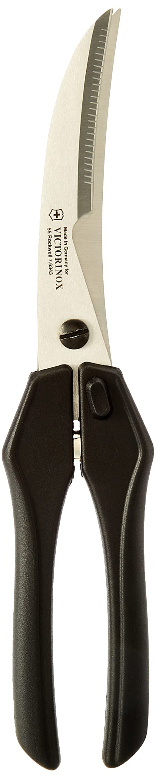 Victorinox Tijeras para aves, tijeras de cocina, acero inoxidable, mango de plástico robusto, 25 cm