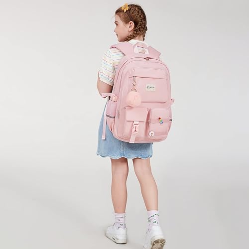 Miniatura 7 de Mochila grande para estudiantes con funda para laptop abshoo para mujeres universitarias, adolescentes de escuela secundaria y niñas adolescentes,