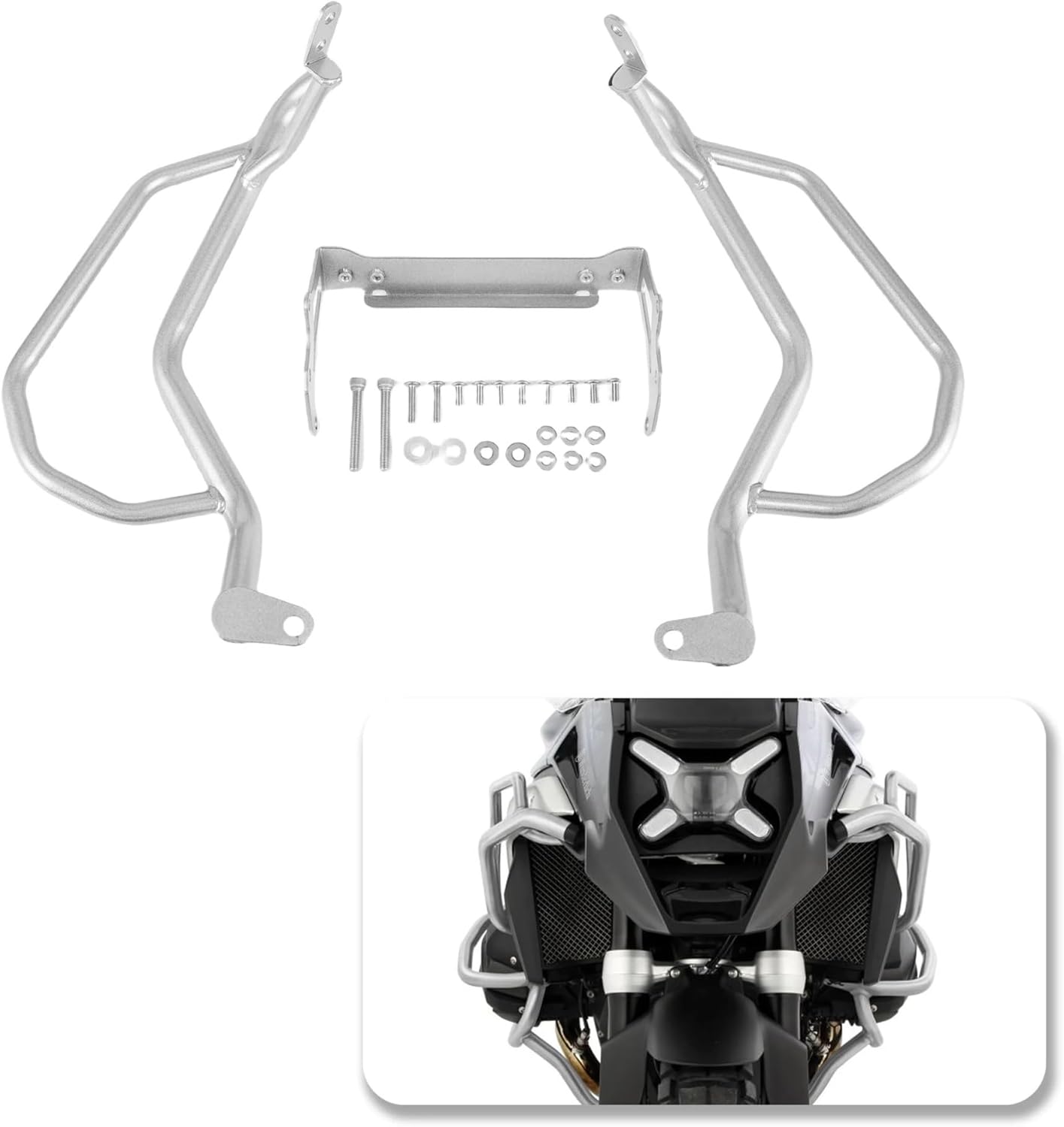 Engine Guard Crash Bars for R1300GS 2023-2024 Motorcycle Highway Engine Guard Crash Bar Frame Bumper Fairing Protector Motorbike Crash Bar Bumper