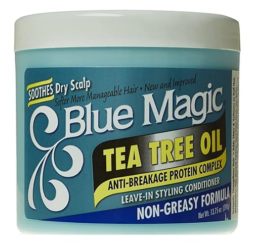 Blue Magic - Aceite de árbol de té sin enjuague, 13.75 onzas (paquete de 2)