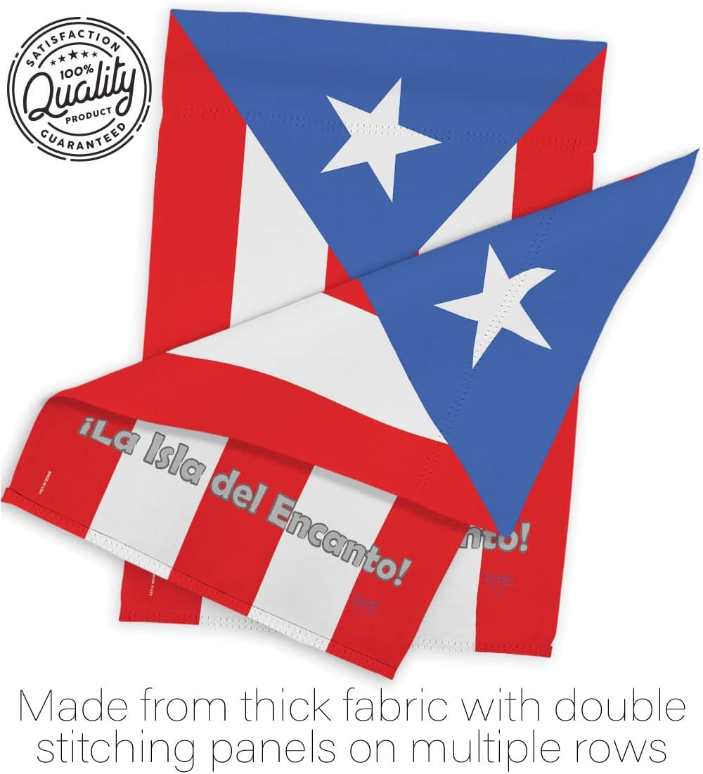 Breeze Decor H108049 Puerto Rico Flags Of The World tio lity Decorative Vertical Garden Flag, 28" X 40", Multi-Color