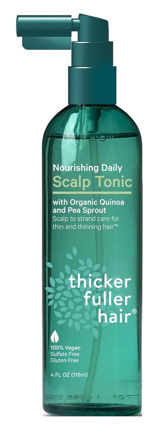 Thicker Fuller Hair Scalp Tonic Daily Nourishing 4 Ounce (3 Pack) Thicker Fuller Hair Scalp Tonic Daily Nourishing 4 Ounce (3 Pack)