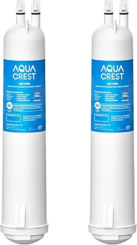 AQUA CREST EDR3RXD1 Reemplazo para 4396841, Filtro Everydrop® 3, 4396710, Kenmore® 46-9083, 46-9030, Filtro de agua para refrigerador, 2 filtros
