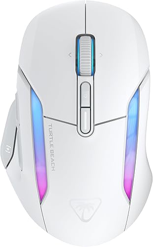 Vista 16 de Turtle Beach Burst II Air - Mouse inalámbrico para juegos, ultra ligero, interruptores ópticos, sensor óptico de 26000 DPI, batería recargable