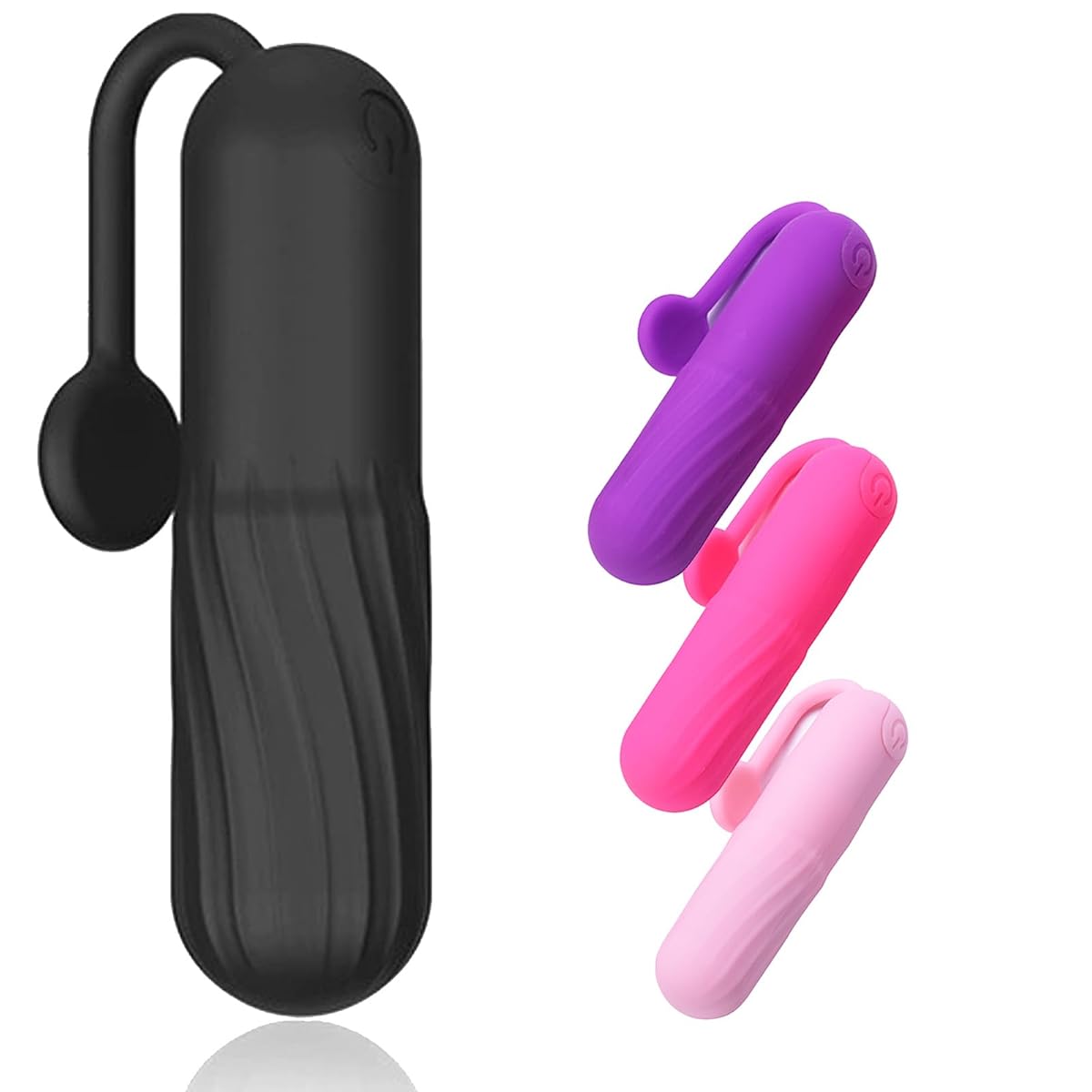 【NEW便利なテール付】バイブ 女性用 中いき 電マ人気 ローター 引っ張り出しやすい尻尾付き 秘密配送【柔軟シリコン・USB充電式・強力10種振動・防水静音】乳首開発 クリ攻め クリトリス潮吹き 電動バイブレーター 大人のおもちゃ スティックローター アダルトグッズ vibrator （ブラック）