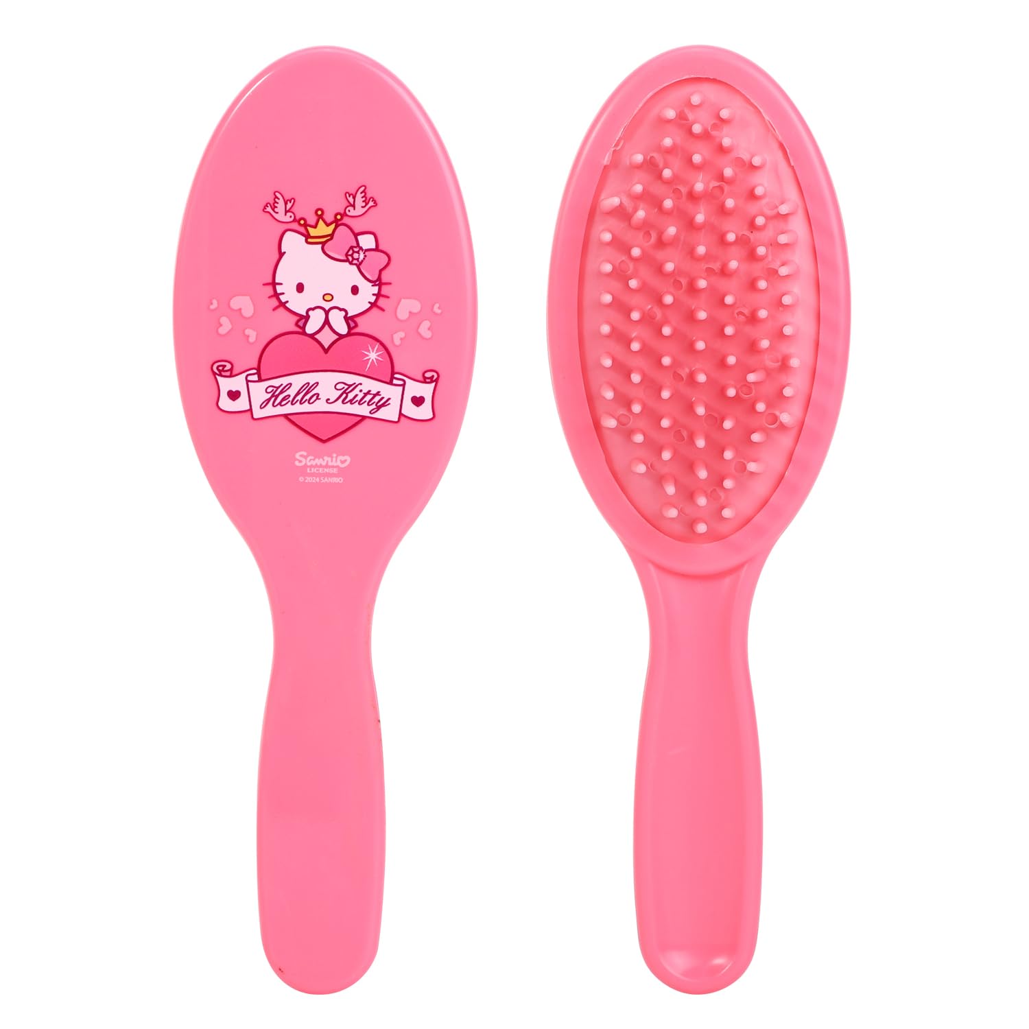 Hello Kitty 11pcs Girls Kids Hair Accessories Clips Comb Bands and Beauty Set, Multicolour, 23.5 cm x 18.5 cm - Image 4
