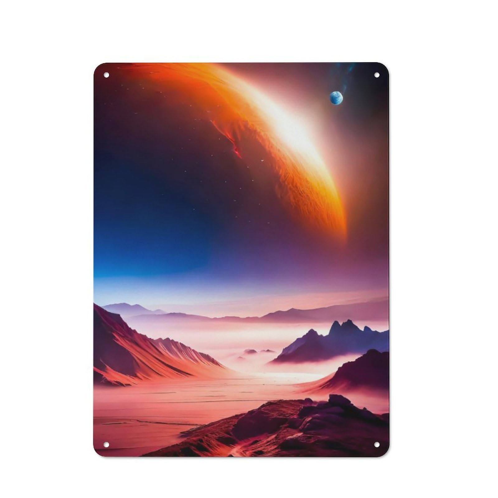 Junmoney Celestial Odyssey Tin Sign 40X30cm With For Workshop Wall, Vintage Decor, For Metal Sign Collectors, For Garage And Workshop Walls