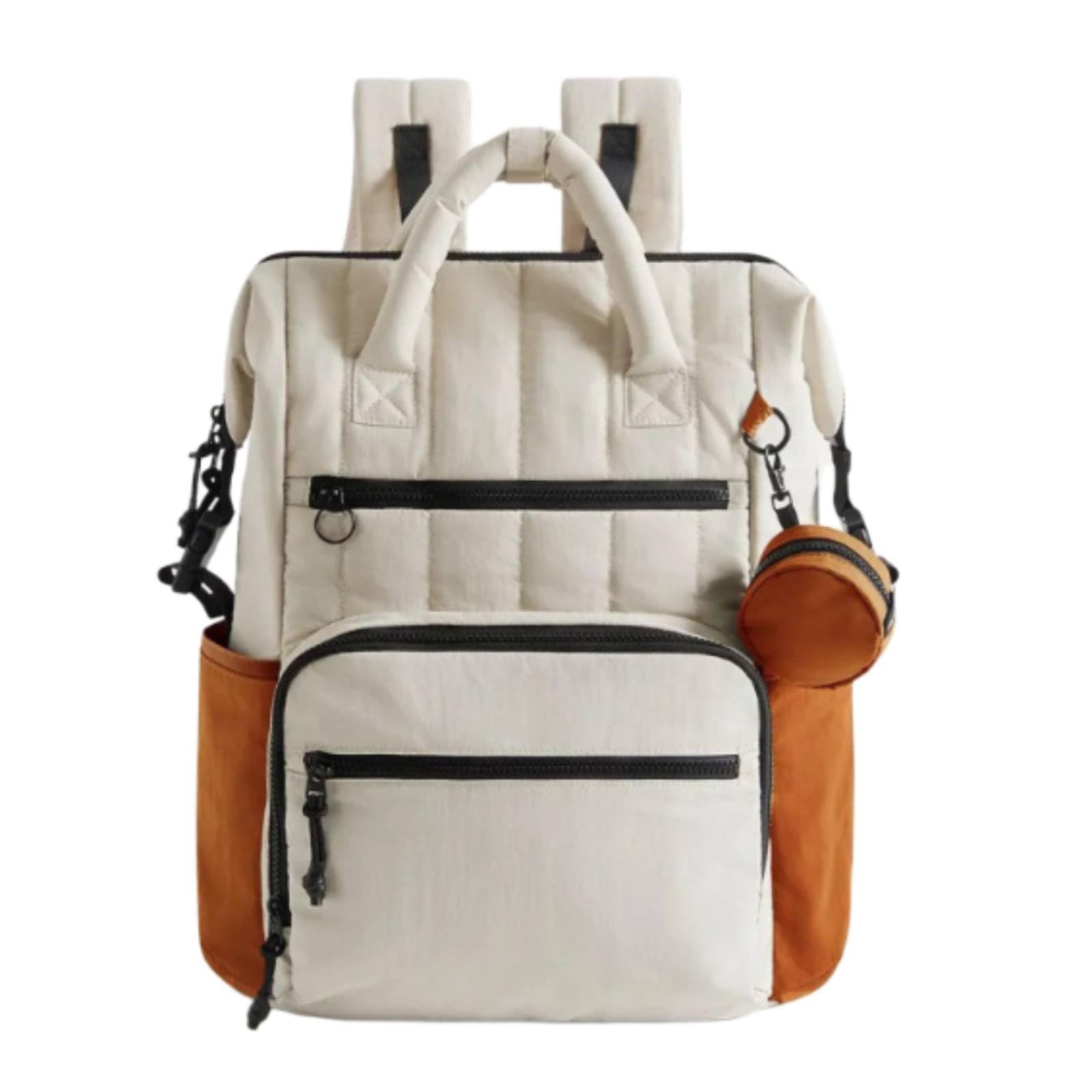 Ojiva® Multi-Functional Diaper Backpack Lightweight Large Capacity Mommy | Crafted from high-density , this quilted diaper backpack offers a lightweight yet sturdy solution for parents who need-image-25