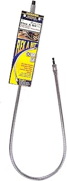 Eazypower 73630 Flex-A-Bit Plus 36" Industrial 1/4" Hex Bit Kit, 1 Kitper Pack