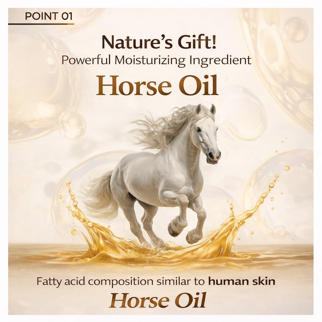 CHARMZONE Propolis Horse Oil Cream 50ml / 1.69 fl oz – Intense Moisture & Firming for Dry, Sensitive Skin – Korean Face Cream with Royal Jelly - Image 5