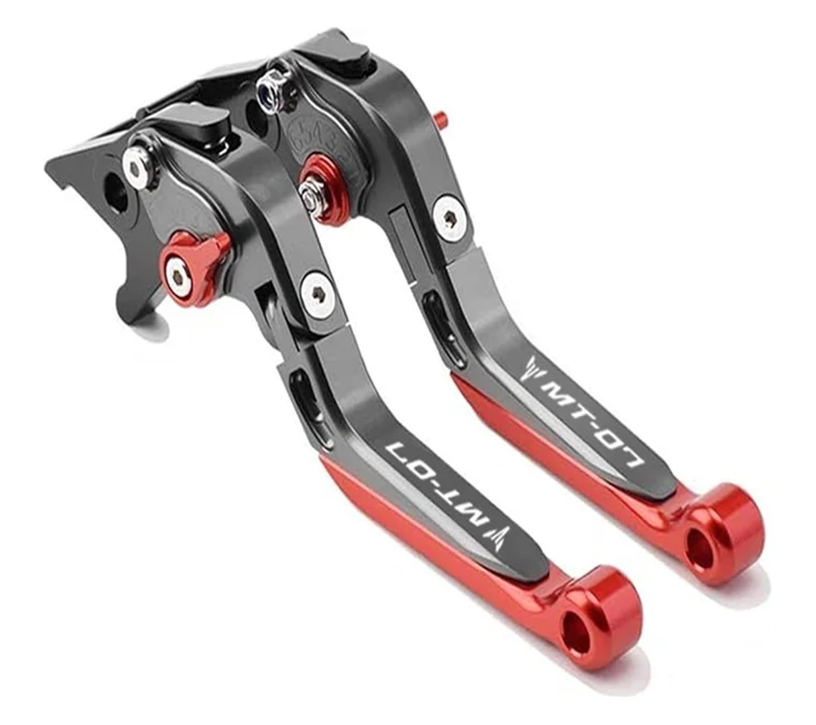 Ywqjiopm N Motorcycle Brake Clutch Lever For Mt-07 Fz-07 Mt 07 Fz07 Mt07 Fz 07 2014-2022 Motorcycle Adjustable Folding Extendable Brake Clutch Levers Handle