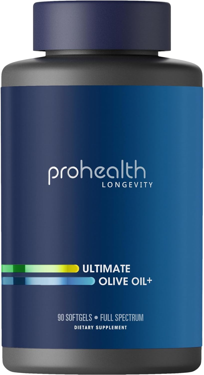 ProHealth Ultimate Olive Oil+. Triple Third-Party Lab Tested, 90 softgels