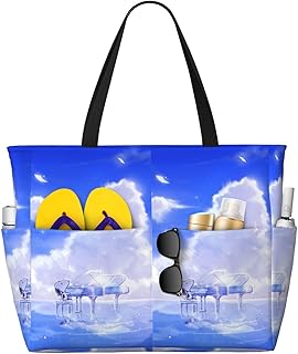 トートバッグ スヌーピー 大容量 プールバッグ おしゃれ ビーチバッグ 手提げ 肩掛け 小物ポケット付き ビーチ ジム 銭湯 旅行 誕生日 プレゼント