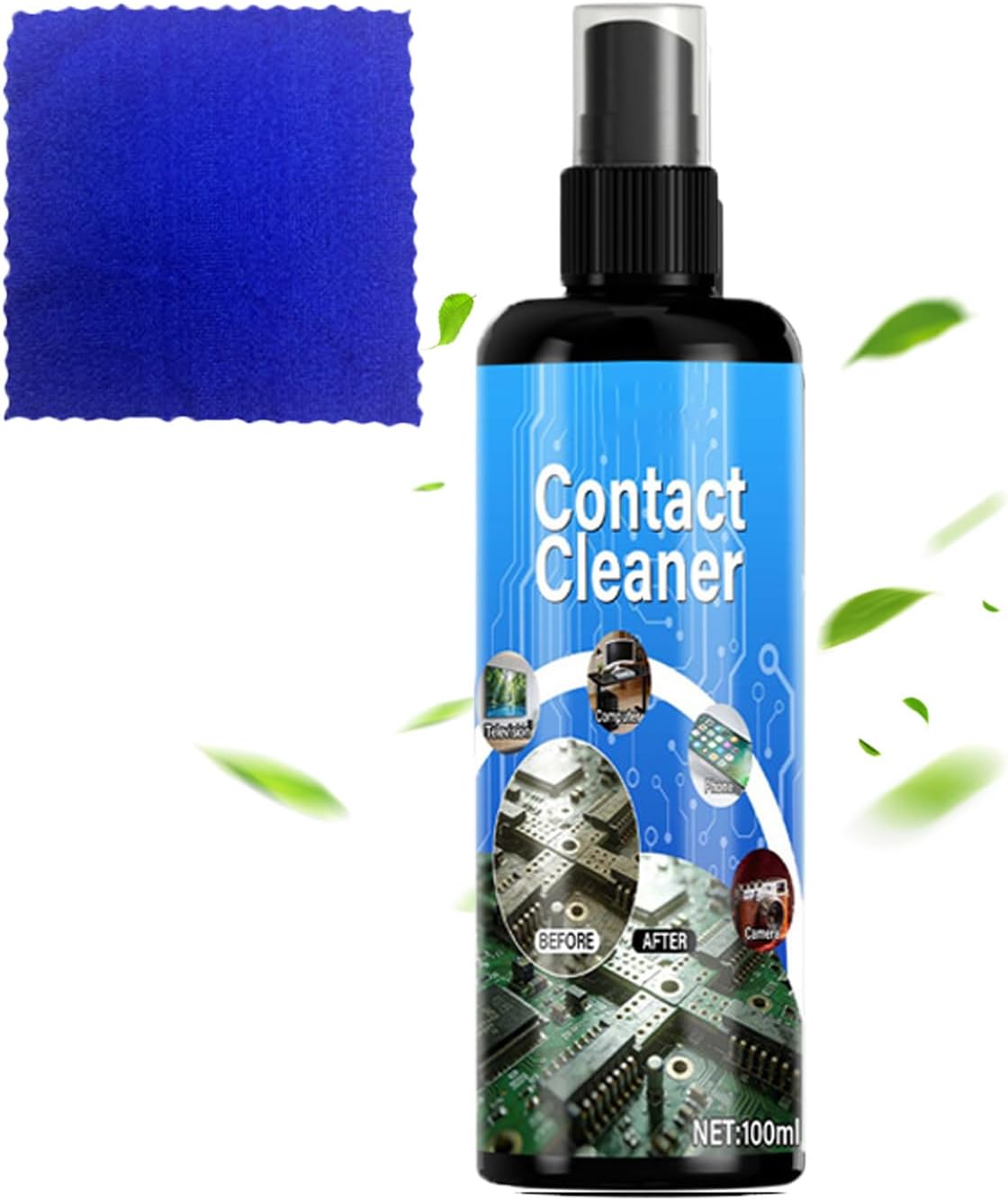 Instant Flux Eraser - Fast Drying Fluid, High-Performance Compatibility with Boards, Technical Degreaser with Formula, Battery Terminal for Laptops, Professional Keyboard Swab for Office