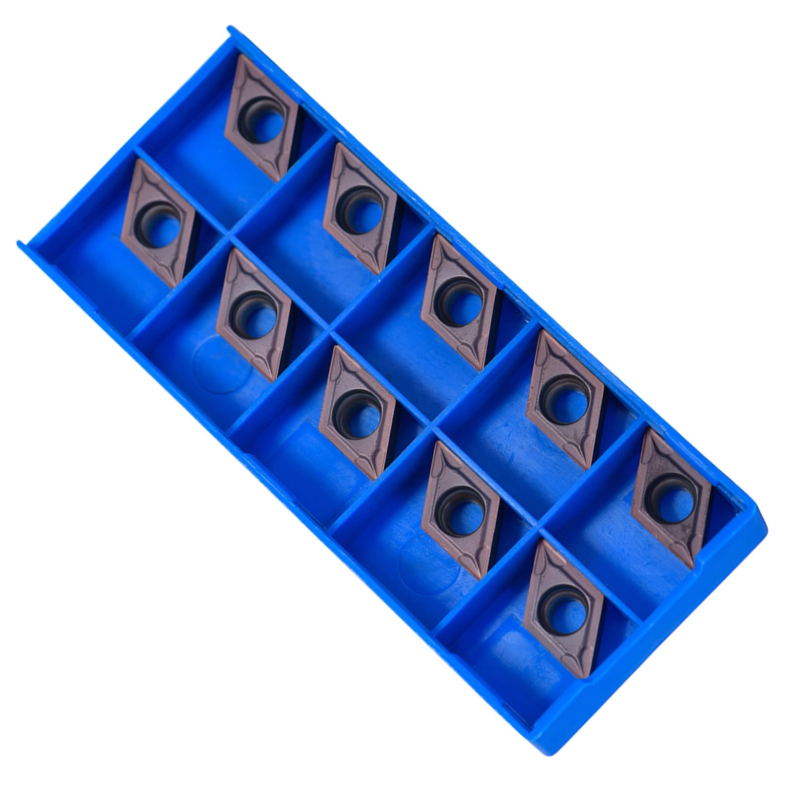 Inserts en Carbure 10 Pièces DCMT11T304 VP15TF CNC Pointes en Carbure Insère la Lame Cutter Tour Outil de Tournage avec Boîte