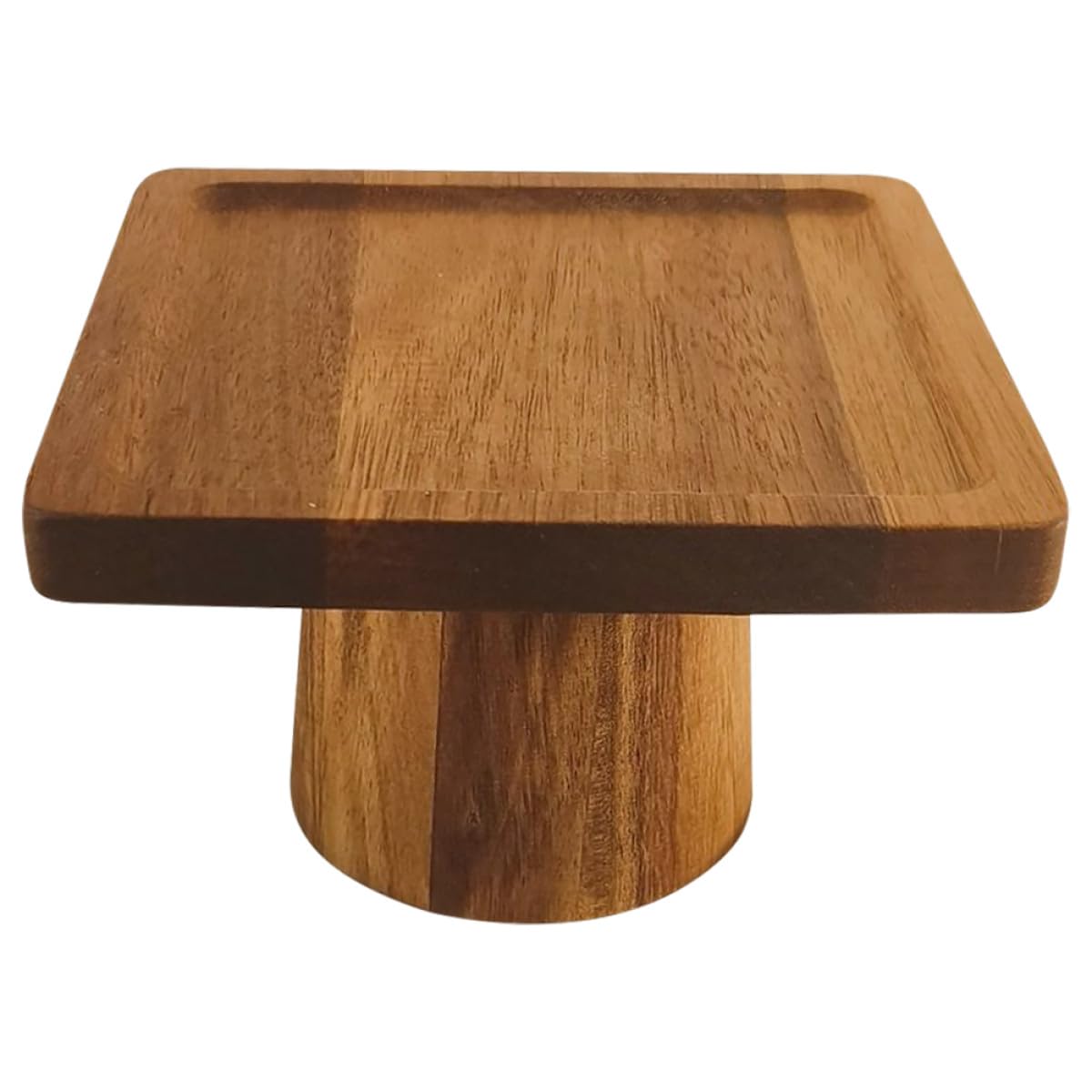 Support polyvalent pour desserts en bois carré haute capacité