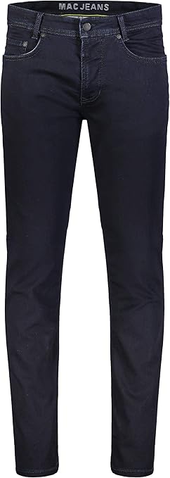 MAC Jog'n Jeans aus Sweat Denim in Dark Blue Used