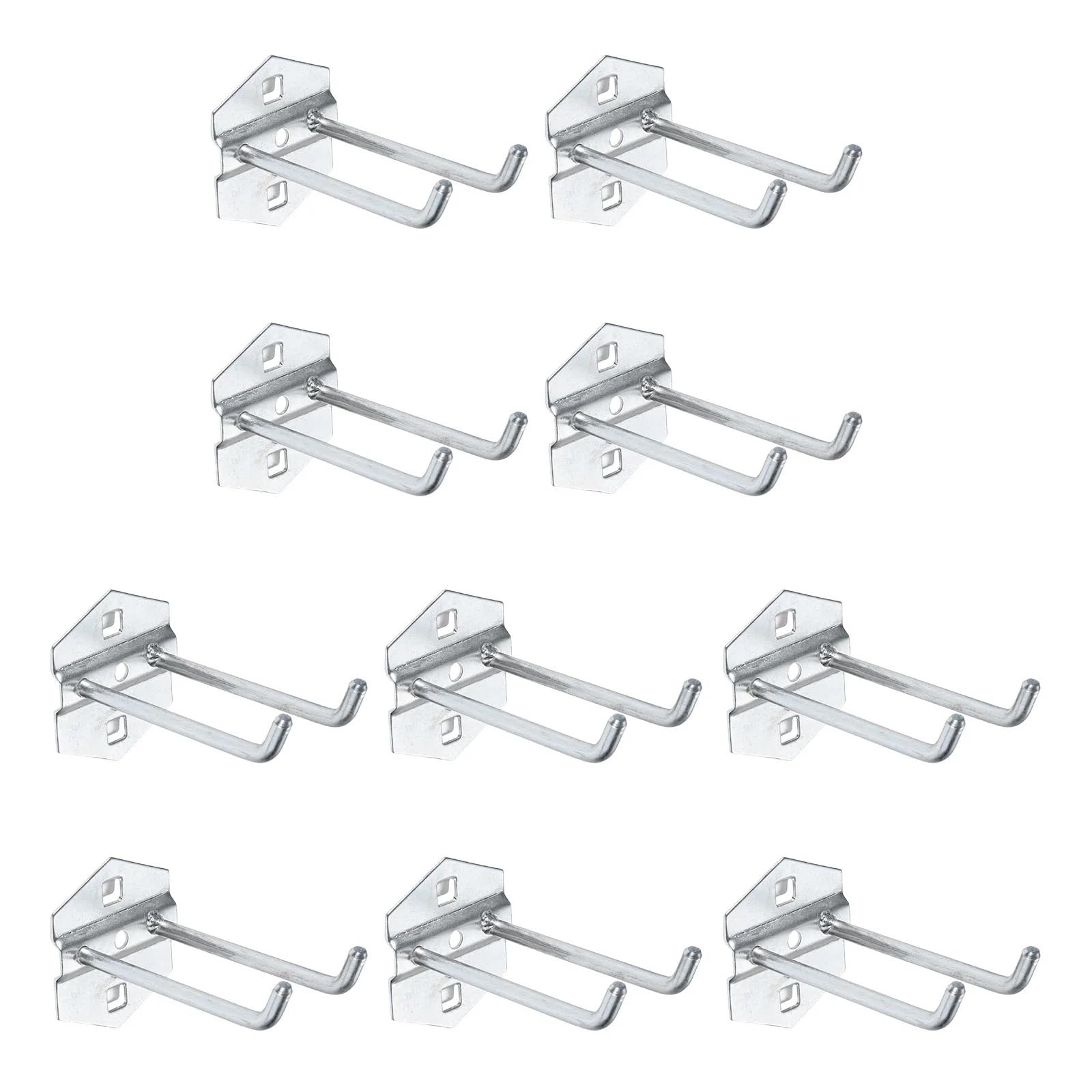 ZHAOXOZ DRELD 10PCS Tool Hanging Hook Metal Display Rack Shop Good Shelf Hooks Thickening Hole Plate Household Kitchen 100MM