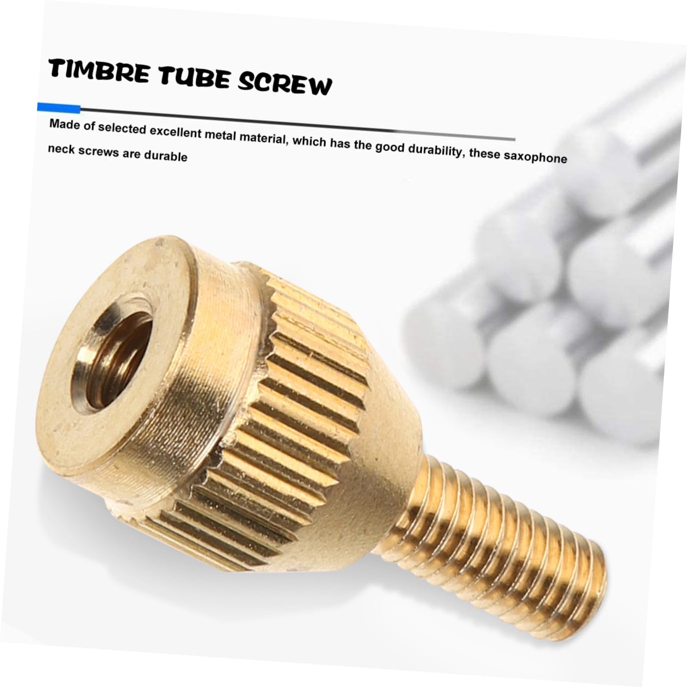 TOYANDONA 4 Set sassofono strumenti musicali micro viti vite del ricevitore del manico del sax sostituzione della vite del sax di ricambio per il collo del miniatura strumento abcd