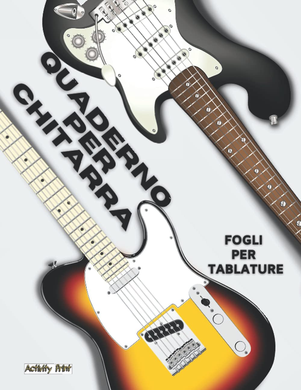 Quaderno Tablature Chitarra - 200 Pagine Con Diagrammi Accordi, Formato A4, Per Chitarristi - Foto 3