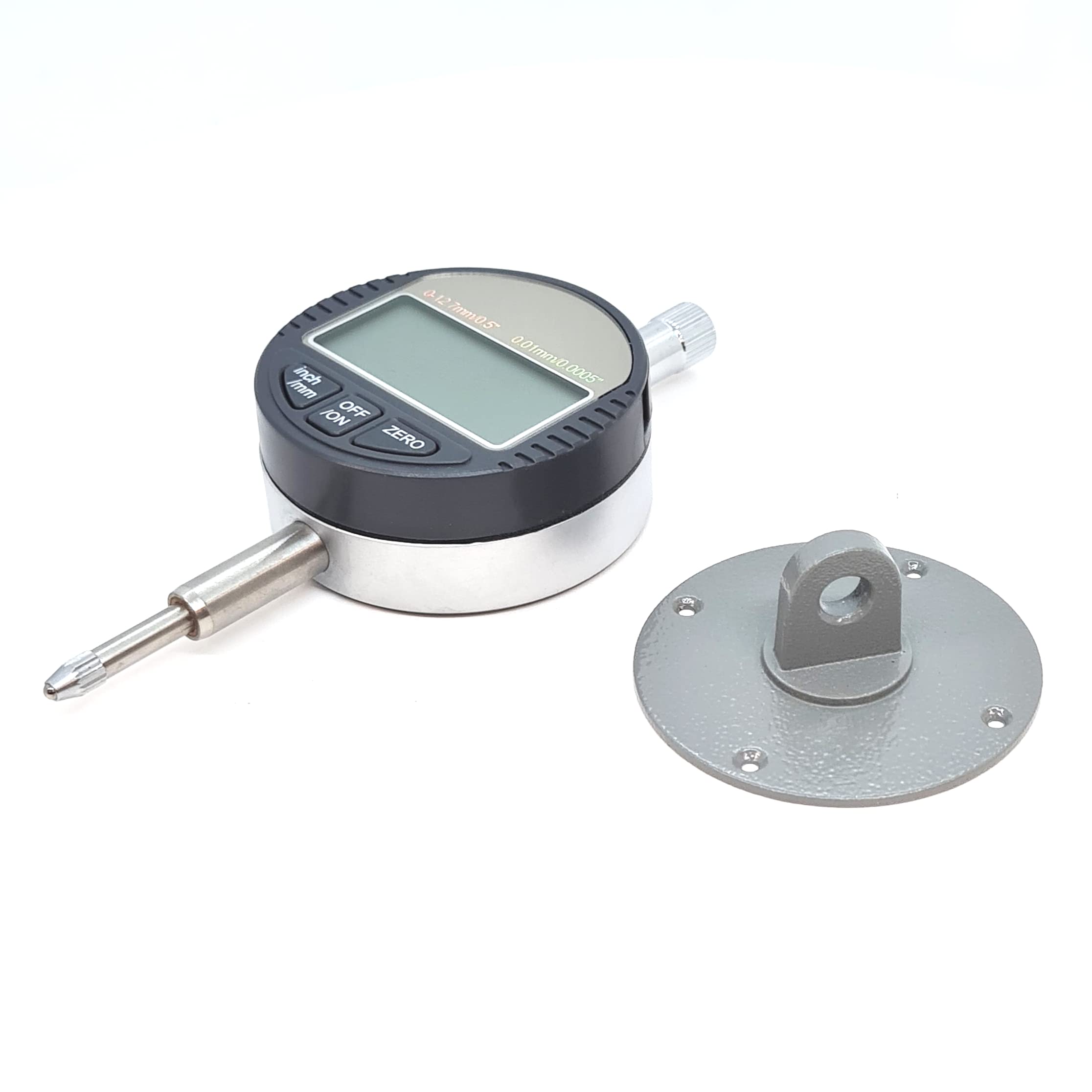 KATSU Comparatore Centesimale Digitale DTI 0-12,7mm 0,01mm/0,0005" LCD di Grandi Indicatore a Quadrante Digitale Calibro Strumenti di Misura ad Alta Precisione 401121
