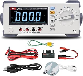 UNI-T UT8803E Digital Multimeter 200000 Counts 100kHz Frequency Response Reading Resolution 5K rdgs/s Fastest Test Rate (UT8803E)