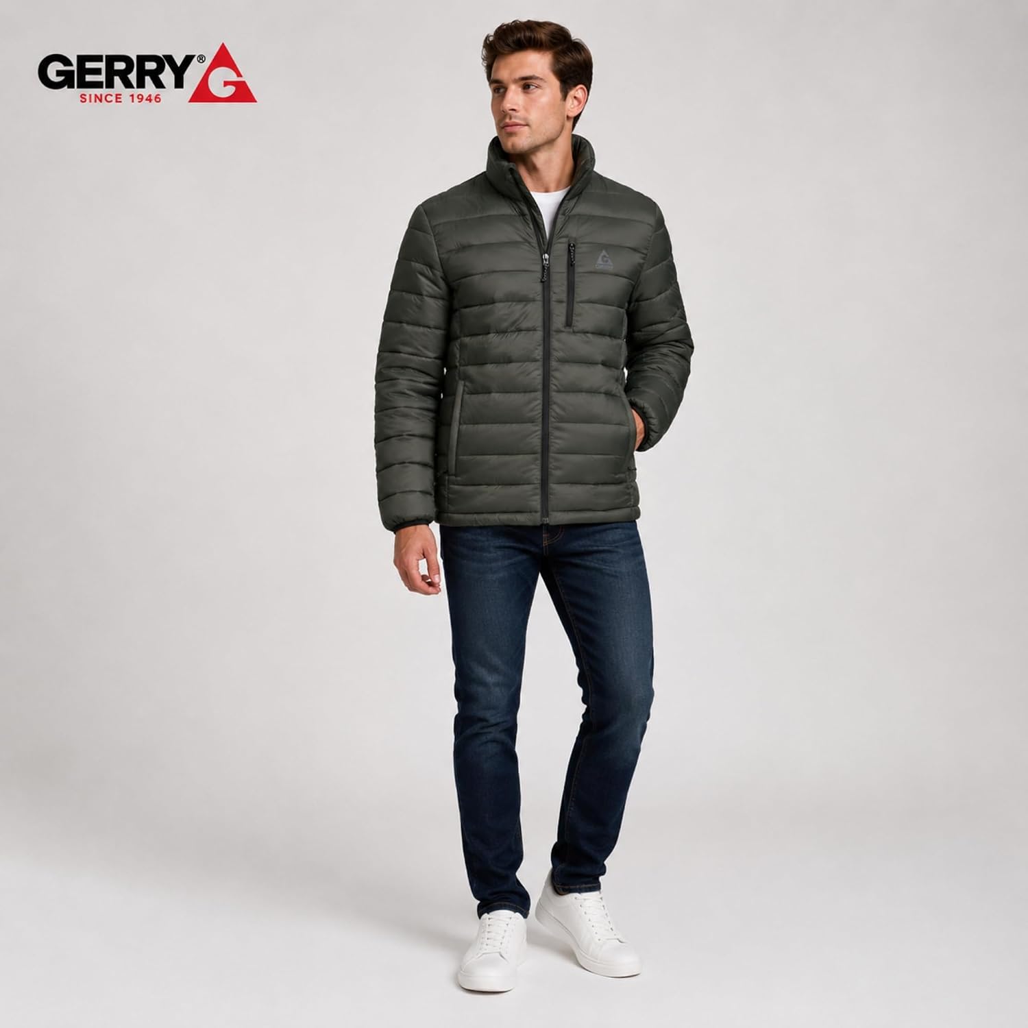 Gerry Packable Puffer Jacket Men, Warm Lightweight Winter Jackets for Men