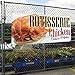 Vinyl Banner Multiple Sizes Rotisserie Chicken Cooked Perfection! Restaurant & Food Outdoor Weatherproof Industrial Yard Signs Golden 8 Grommets 48x96Inches