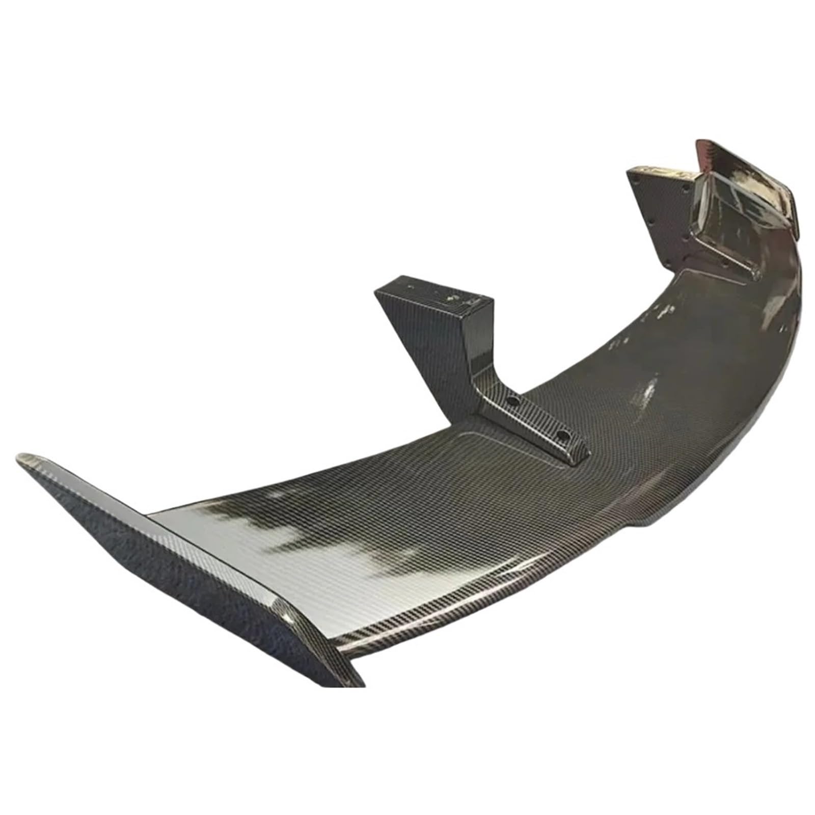 Kompatybilny z BMW serii 4 G22 G23 M2 M3M4 M5 G80 G82 czarny błyszczący/włókno węglowe MP uniwersalny spoiler bagażnika skrzydło samochód wyścigowy tylne skrzydło(Glossy Black)