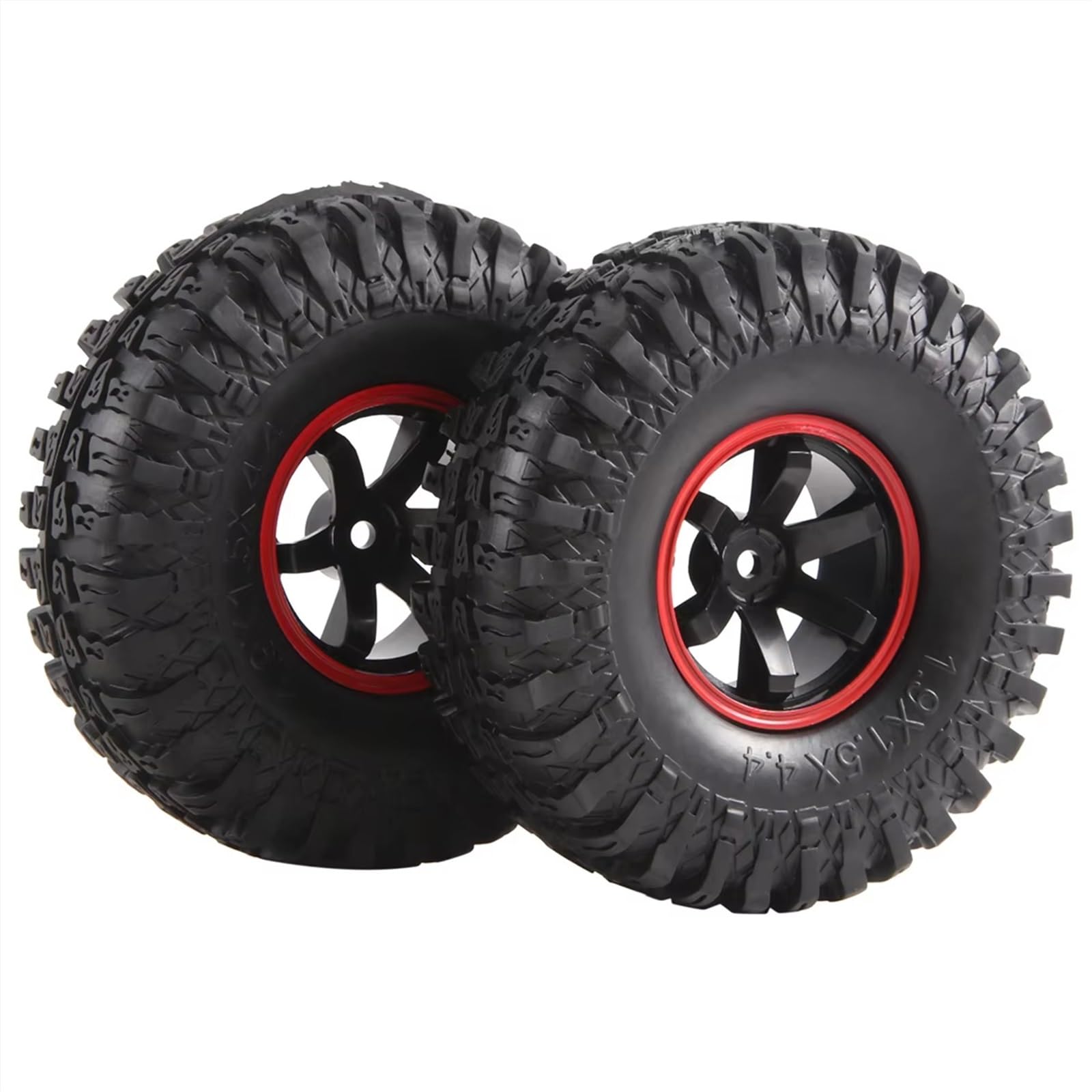 Compatible con 1/10 Piezas para Coches RC Todoterreno para Monster Juego De 4 Ruedas Y Neumáticos para Camiones Hexagonales 12 Mm 115 Altura RC Mejoras
