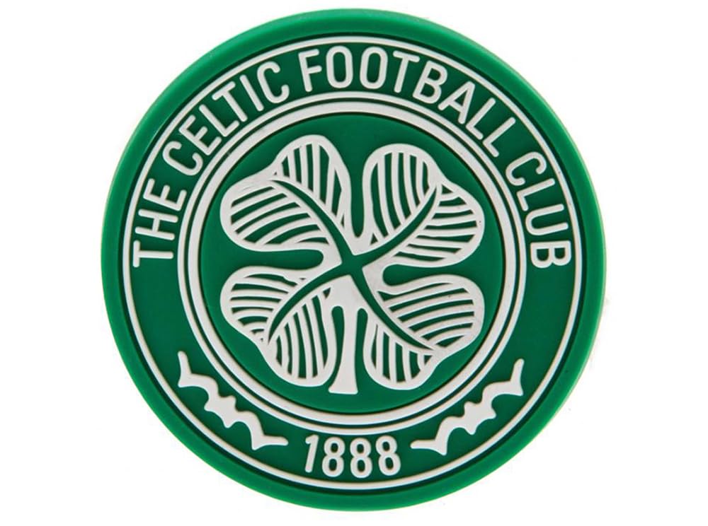 FOCO Celtic FC 3D Crest Fridge Magnet, Green and White, Official Club Badge Design, 1888