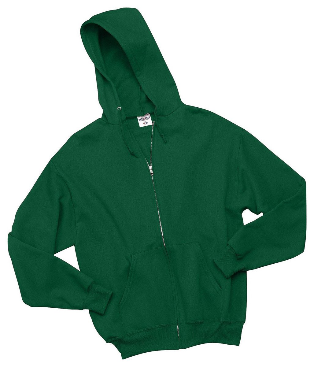 Jerzees - Bluza z kapturem NuBlend z zamkiem błyskawicznym - 993MR - leśna zieleń - średnia (US)