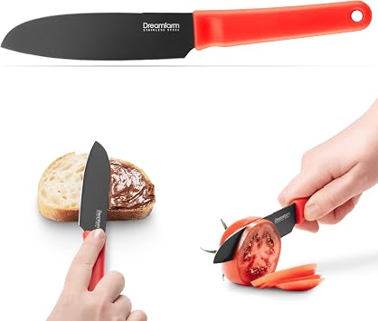 Dreamfarm Kneed Slicing, Scooping & Spreading Everyday Knife - Red