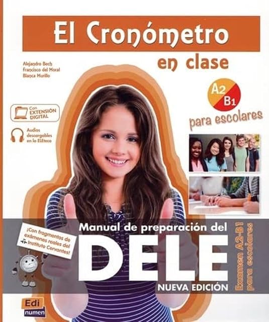 Portada de Cronometro en Clase Examen A2/b1 para Escolares